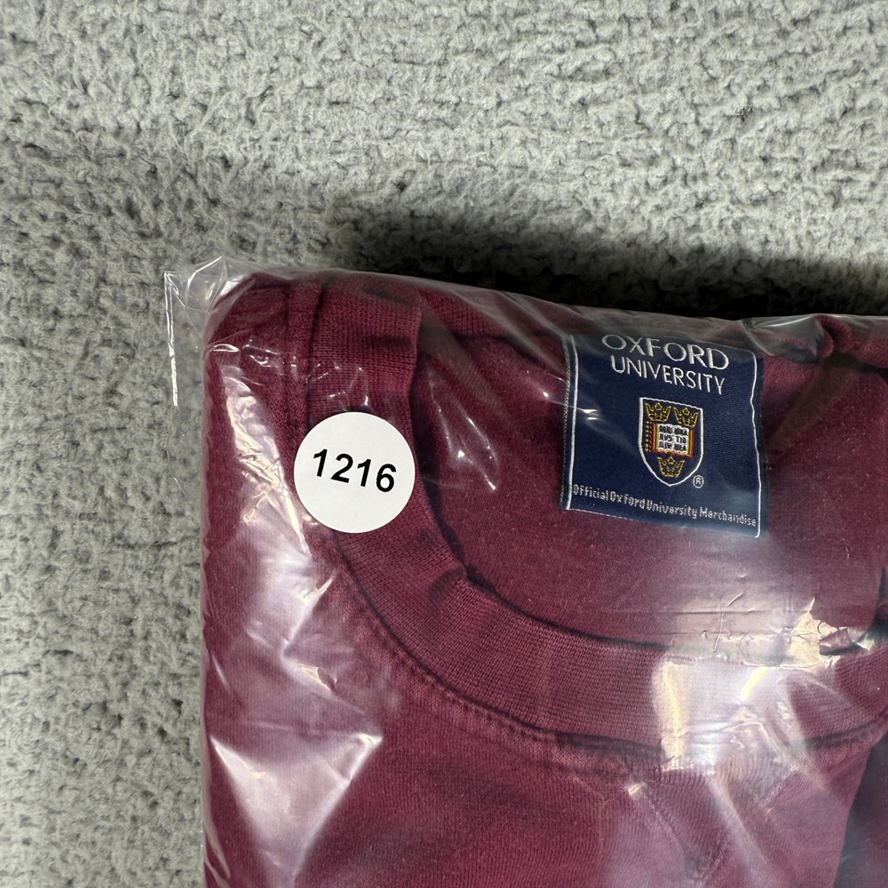 Oxford University Sweatshirt Size Small Maroon Pullover College Logo - Picture 8 of 8